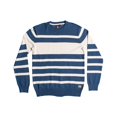 thumbnail image 1 of Quiksilver William Stripes Knit Sweater para Hombre, Azul, X-Large Quiksilver Tejer, 1 of 2
