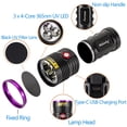 thumbnail image 3 of Linterna UV ALONEFIRE H42UV 36W 365nm USB recargable, 3 of 7
