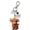 E-6E Home Decor, variant on JJV A Little Highland Cow Keychain for You, 3D Cow Keychain Resin Charm with Sentiment Card and Birthstone, Backpack Bag Charms, Daily Inspiration Decorative Hanging Gift
