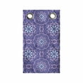 thumbnail image 1 of Oriental Hanging Pocket Organizer, Curlicue and Medallion Motifs in Vibrant Colors, Printed Polyester Storage Bag with Pockets, 9" x 27", Blue Violet Lavender Blue, 1 of 2