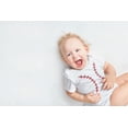 thumbnail image 2 of Old Glory Halloween Baseball Costume Short Sleeve Graphic Baby One Piece, 2 of 6
