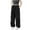 Black, variant on ZACPNCV Boys Girls Plain Cargo Pants with Pocket Hip Hop Elastic Waist Drawstring Athletic Joggers Casual Outdoor Trousers Black 7-8 Years