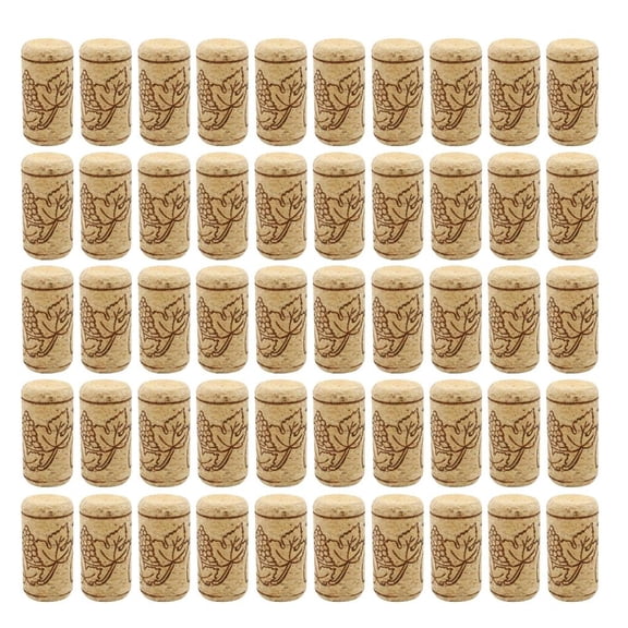 50Pcs Natural Wine Corks Straight Corks Stoppers for Bottle Wine