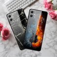 thumbnail image 2 of For Samsung Galaxy A05 4G Case PC+Tempered Glass+TPU Bump Proof Phone Cover - Gorgeous Flowers, 2 of 5