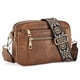 thumbnail image 2 of Mini Bolso de Hombro Multifuncional de Piel | Bolso Bandolera Versátil con Correa Ancha Desmontable | Monedero con Soporte para Teléfono, Tarjetas de Crédito y Cosméticos | Riñonera de Uso Diario par, 2 of 3