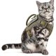thumbnail image 3 of Outdoor Walking Cat Harness, Tactical Adjustable Kitten Training Vest, 3 of 4