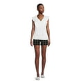 thumbnail image 2 of Time and Tru Women's Angel Sleeve Top, 2 of 5
