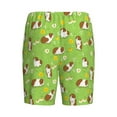 thumbnail image 5 of Naloa Guinea Pigs Men's Short Pajama Pants, Lounge Comfort Shorts with Elasticized Waistband and Side Pockets - Large, 5 of 9