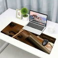 thumbnail image 6 of Heduofu Suqare Mousepad Mouse Pads/Mat Old Lying on a with Behind Photo 31.5x11.8 in, 6 of 6