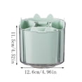 thumbnail image 3 of PUREKKI Boîte de Rangement Rotative pour Stylos Étudiant Bureau Transformable et Ludique avec 5 Compartiments et 9 Compartiments, 3 of 6