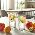 thumbnail image 4 of Amazing Abby - Glacier - 18-Ounce Plastic Tumblers (Set of 8), Plastic Drinking Glasses, All-Clear Reusable Plastic Cups, Stackable, BPA-Free, Shatter-Proof, Dishwasher-Safe, 4 of 4