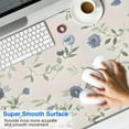 thumbnail image 2 of Long Mouse Pads for Desk,Pioneer Flower Floral Print Pattern Desk Mats on Top Of Desks, Desk Mouse Pad Extra Large with 3mm Non-Slip Base and Stitched Edge for Gaming,Office,Work,Home 47.3"x23.6", 2 of 6