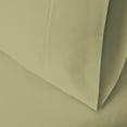 thumbnail image 3 of 300-Thread Count Cotton Solid Deep Pocket Bedding Sheets & Pillowcases , Sage, Twin XL, 3 Piece By Impressions, 3 of 5