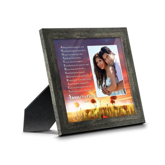 Framed Poem for a Couple to Celebrate their Anniversary, Gift for Parents, 6317BW