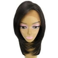 thumbnail image 3 of LUXLUXE Valona Straight 20 Inch Long 4X4 Hand-Tied Lace Front Wig, Heat Resistant Fiber, 20+ Shades of Natural, Dip Dyed, & Blended Colors (#1B - Natural Black), 3 of 9