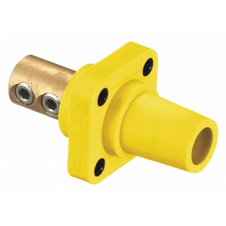 UPC: 0783585112749 | Hubbell Receptacle 4 to 4/0 Female Ylw Taper HBLFRY