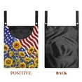 thumbnail image 7 of SEANATIVE Sunflower Clothespin Bag American Flag Hanging Storage Organizer 4 of July Clothes Pin Bag Soft Laundry Clothespin Bag Clothespin Holder for Clothesline, 7 of 7
