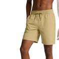 thumbnail image 2 of Mens All Day Comfy Pull-On Shorts 7" - Golf Casual Elastic Waist Quick Dry Cooling Shorts for Athletic Daily with Pockets Big and Tall Size S-4XL Khaki, 2 of 9