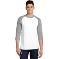 thumbnail image 1 of District® Very Important Tee® manga raglán de 3/4. DT6210 Distrito DT6210, 1 of 1