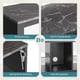 thumbnail image 4 of Furniture for Modern Tv Stand Living Room Furniture Luxury Black Marble Cabinet Table Console Cabinets Home My Lux Decor Round, 4 of 7