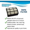 thumbnail image 3 of HQRP 2-Pack Exhaust Filter for Dirt Devil F86 440006419 Replacement fits Dirt Devil Lift & Go UD70300 UD70300B UD70170 UD20125 UD20125B UD70163 UD70167 UD70169 Upright Vacuums, 3 of 6