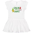 thumbnail image 3 of Inktastic Chillin' with My Gnomes Girls Toddler Dress, 3 of 5