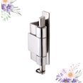 thumbnail image 3 of MERRYHAPY 1Pcs Silent Hinge Stainless Steel for Cabinets Silver Hidden Type Design, 3 of 8