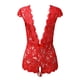 thumbnail image 5 of Lencería sexy sin espalda escote en V profundo encaje apasionado seducción ropa de dormir lencería sexy hueca, 5 of 5