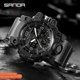 thumbnail image 3 of Sanda Top Brand Sports Men's Watches Military Quartz Watch Man Waterproof Wristwatch For Men Clock Shock Relogios Masculino 6030, 3 of 5