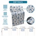 thumbnail image 6 of Blue Tropical Plant Table Runner 72 Inches, Summer Palm Trees Coastal Nautical Bed Runner Dresser Scarves Tabletop for Indoor Outdoor Parties/Ceremony/Banquet, 16" x 72", 6 of 9