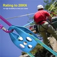thumbnail image 4 of Rescate De Escalada Al Aire Libre 28Kn Polea Simple Con Placa Oscilante (Azul) Eigraketly OD004884-00, 4 of 7