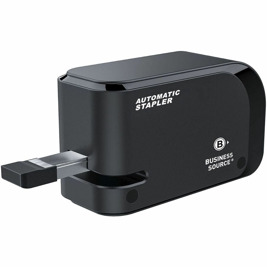 Business Source, BSN00081, Electric Stapler, 1 Each, Black
