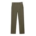 thumbnail image 5 of Landzoo Little Girls School Uniform Pants Straight Leg With High Waisted Fall Casual Kid Girls Baggy Trousers, 5 of 6