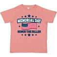 thumbnail image 3 of Inktastic Memorial Day Honor the Fallen with American Flag Boys or Girls Toddler T-Shirt, 3 of 5