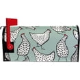thumbnail image 5 of GZHJMY Cute Farm Chickens Hens Magnetic Mailbox Cover Standard Size Mailbox Wraps MailWraps Post Letter Box Cover Garden Yard 21 x 18 in Home Decor, 5 of 7