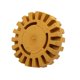 thumbnail image 3 of Rueda De Limpieza De Goma Disco De Limpieza Amarillo Con Adaptador Inevent VI007306-00, 3 of 7