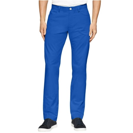 calvin klein mens sateen slim casual trousers