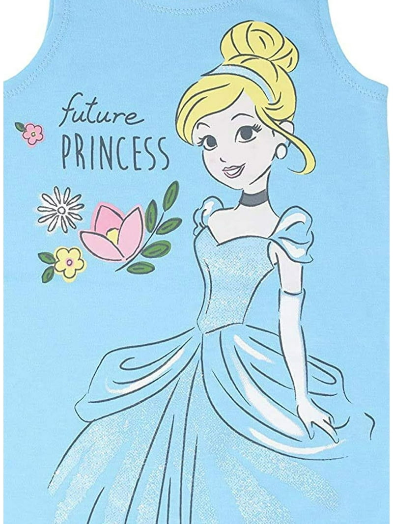 Disney Princess Cinderella Newborn Baby Girls Romper and Headband