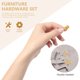thumbnail image 3 of unbranded 24Jgo Accesorios Para Muebles De Montaje Duraderos Y Estéticos En Color Dorado, 3 of 6
