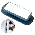 thumbnail image 4 of Soporte de regleta de enchufes autoadhesivo, fijador de protección contra sobretensiones, montaje en pared, sin soplado Azul oscuro, 4 of 9