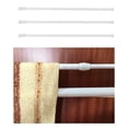 thumbnail image 3 of LOLIPPYY 3 Pcs Tringle de Rideau de Douche en Métal Réglable Blanche Tringle de Tension pour Salle de Bain Installation Facile et Compatible avec le Mur, 3 of 6