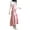 pink, variant on lanema Cotton Linen Apron Pinafore Dress for Women Casual Apron Kitchen Cooking Apron