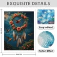 thumbnail image 3 of Diamond Art Kits for Adults - 5d Birds Dreamcatcher Roses Feathers Sky Diamond Painting for Adults, Diamond Art for Adults Beginners, Diamond Painting Kits for Adults for Home Wall Decor, 3 of 7