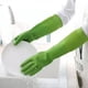 thumbnail image 2 of Guantes de látex para lavar platos, de goma, gruesos y alargados, para limpieza de cocina y lavandería doméstica, 2 of 5