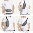 thumbnail image 5 of TAZAG hard shell men's chest bag casual crossbody bag outdoor sports travel waist bag, 5 of 5