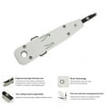 thumbnail image 2 of JIAHAOO Telecom Pliers KD-1 Wire Cutters for Network Installation Trapezoidal Module Punch Down Tool Trims Economically Removes Blocks, 2 of 10