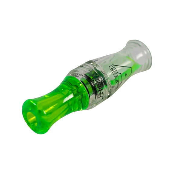 Zink ATM Green Machine Polycarbonate Double Reed Durable Hunting Waterfowl Duck Game Call - Huge Range of Tones with Great Bottom-End Sound
