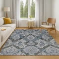 thumbnail image 7 of Addison Rugs Mayfield Premium Machine Washable Transitional Panels Gray Rectangle Rug, 3' x 5', 7 of 7