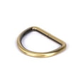 thumbnail image 4 of Country Brook Design® 1 1/2 Inch Brushed Brass Heavy Welded D-Rings, 10 Pack, 4 of 5