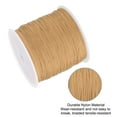 thumbnail image 4 of Unique Bargains 0.8mm x 109 Yard Nylon Satin Cord 0.8mm Beading String Braided Rope, Khaki, 4 of 6